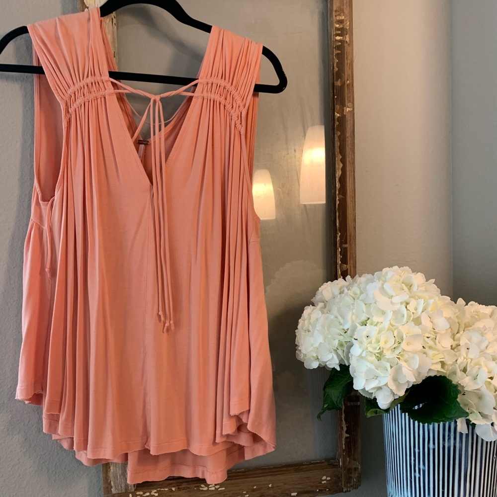 Peach Free People Top